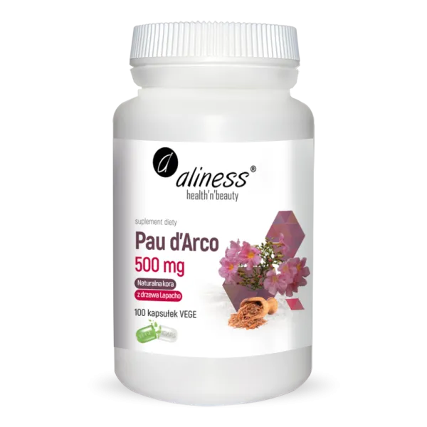 Pau dArco 500mgx100vege kaps Aliness