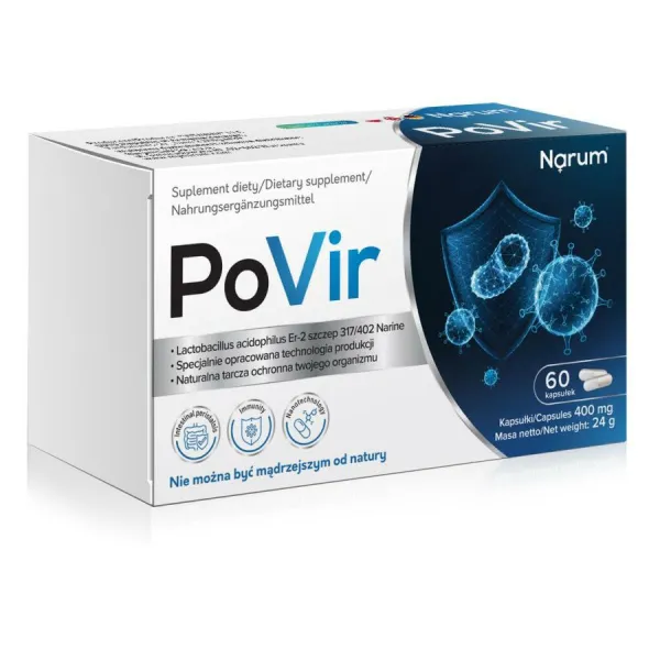 PoVir 400mg 60 kaps Narum