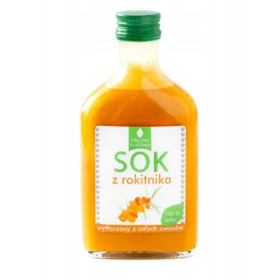 Sok z rokitnika 200 ml Zielona tłocznia