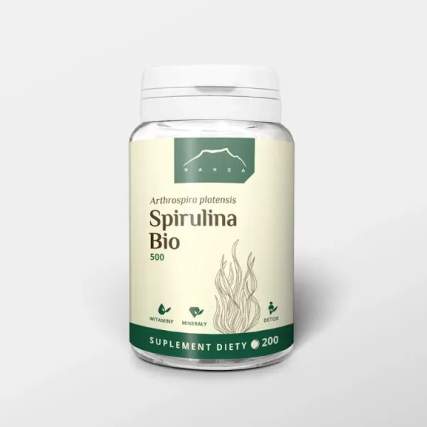 Spirulina Bio w tabletkach 500mg (ok  200szt)