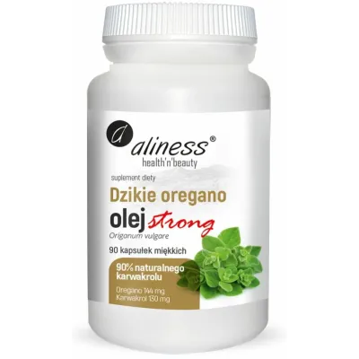 Strong Dzikie Oregano Olej 100% 90 kaps  Aliness
