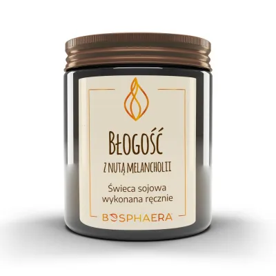 Świeca sojowa Błogość z nutą melancholii  190g Bosphaera