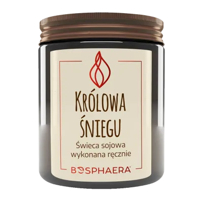 Świeca sojowa Królowa śniegu 190g  Bosphaera