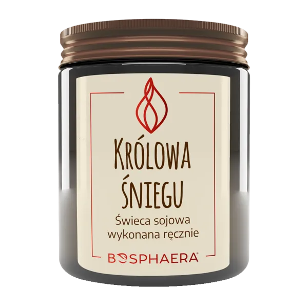 Świeca sojowa Królowa śniegu 190g  Bosphaera