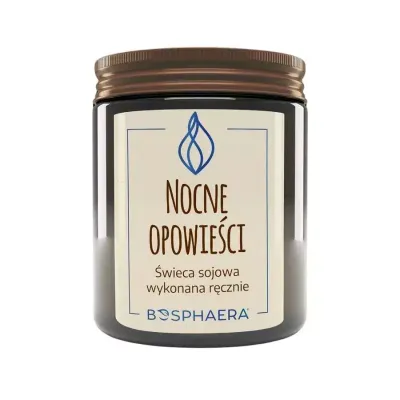 świeca sojowa Nocne opowieści 190g  Bosphaera
