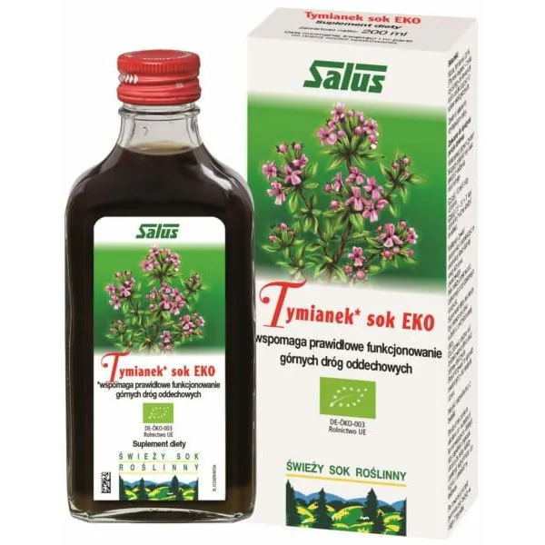 Tymianek sok EKO 200ml Salus