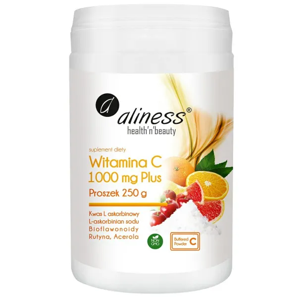 Witamina C 1000mg Buforowana PLUS x 250g  proszek Aliness