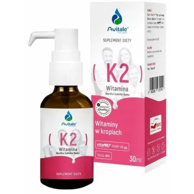Witamina K2 (Vita MK7) 25uq Olive 30ml  Krople Avitale