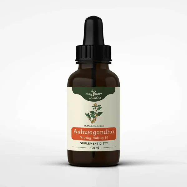 Withania somnifera Ashwagandha nalewka  1:1 100ml Nanga