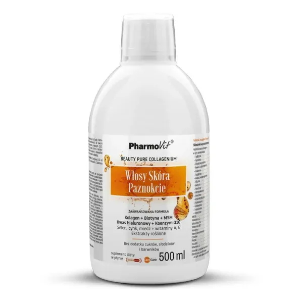 Włosy, Skóra, Paznokcie 500 ml Pharmovit  w płynie