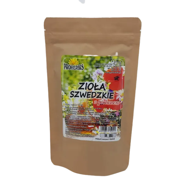Zioła szwedzkie z piołunem 100g  Proherbis
