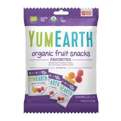 Żelki bez żelatyny EKO 10x19,8g YumEarth  Fruit Snacks