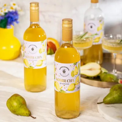 Kombucha gruszkowa 750ml Zakwasownia