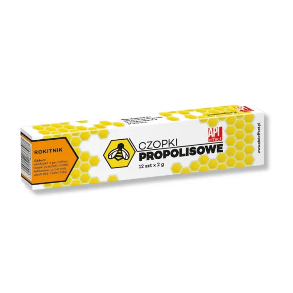 Czopki rokitnik 12 szt.x 2g Api