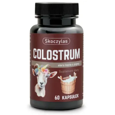 Colostrum siara kozia z pigwą 60kaps Skoczylas