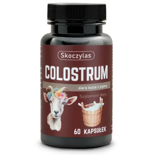 Colostrum siara kozia z pigwą 60kaps Skoczylas