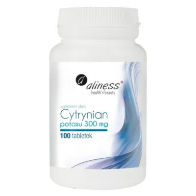 Cytrynian Potasu 300 mg x 100 tabletek VEGE Aliness