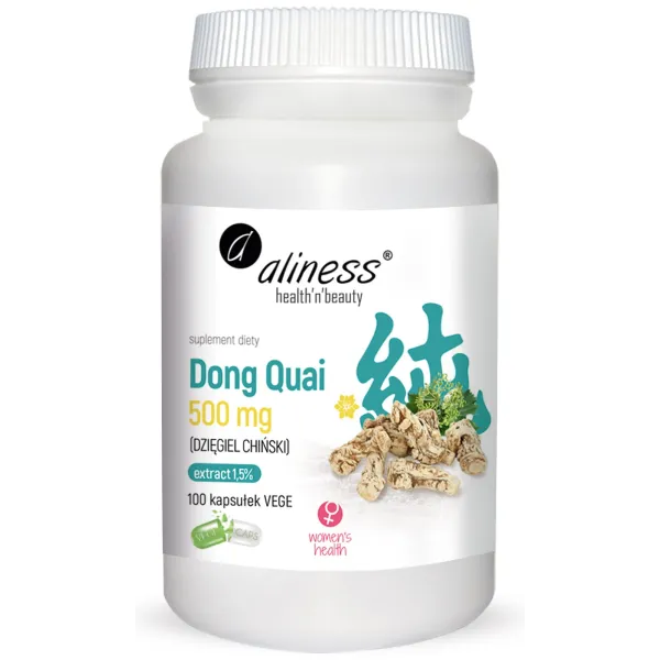 Dong Quai 120 kapsułek x 500 mg Aliness