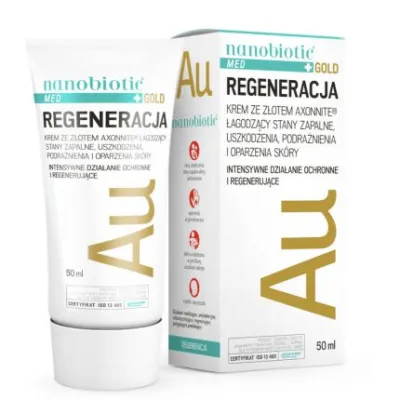 Regeneracja Krem ze złotem regeneracja 50ml Nanobiotic Regeneracja Krem ze złotem regeneracja 50ml Nanobiotic