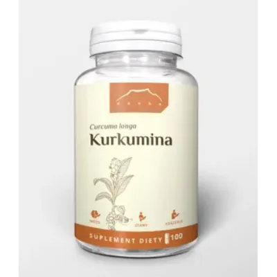 Kurkumina 100 kapsułek 500 mg Nanga