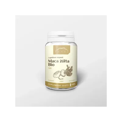 Maca żółta Bio 100 kaps 500mg Nanga