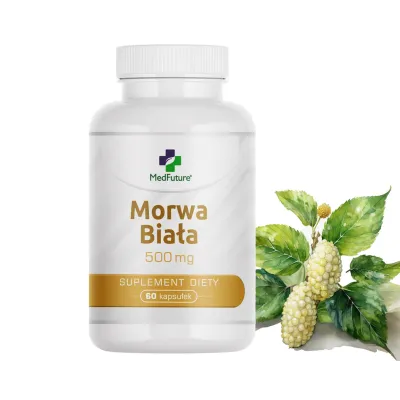Morwa biała 500mg 60 kaps. MedFuture Morwa biała 500mg 60 kaps. MedFuture