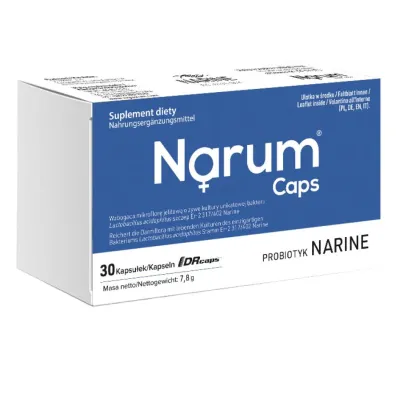 Narum Caps 200mg probiotyk 30 szt. niebieskie Narine