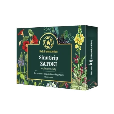 SinuGrip Zatoki x15 kapsułek Herbal Monasterium