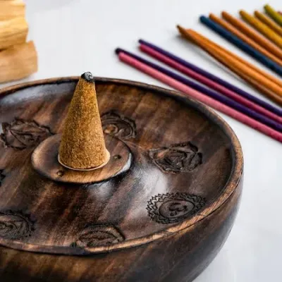 Kadzidło stożkowe ręcznie robione, naturalne "UKOJENIE"