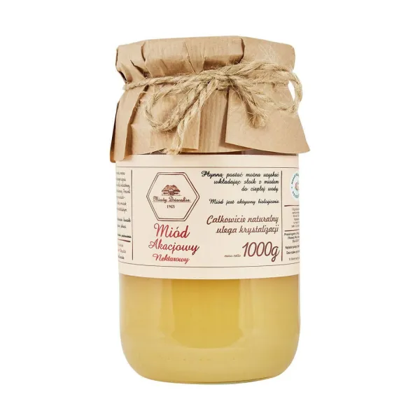 Miód Akacjowy 1kg Miody Dworskie