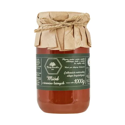 Miód z terenów leśnych 1 kg Miody Dworskie