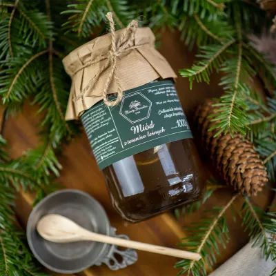 Miód z terenów leśnych 1 kg Miody Dworskie