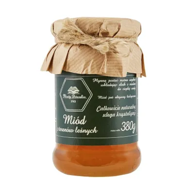 Miód z terenów leśnych 380g Miody Dworskie