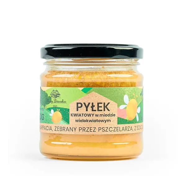 Miód z pyłkiem 250g Miody Dworskie