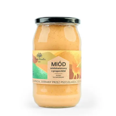 Miód z propolisem 1kg Miody Dworskie