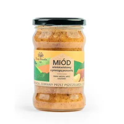 Miód z pierzgą 400g Miody Dworskie