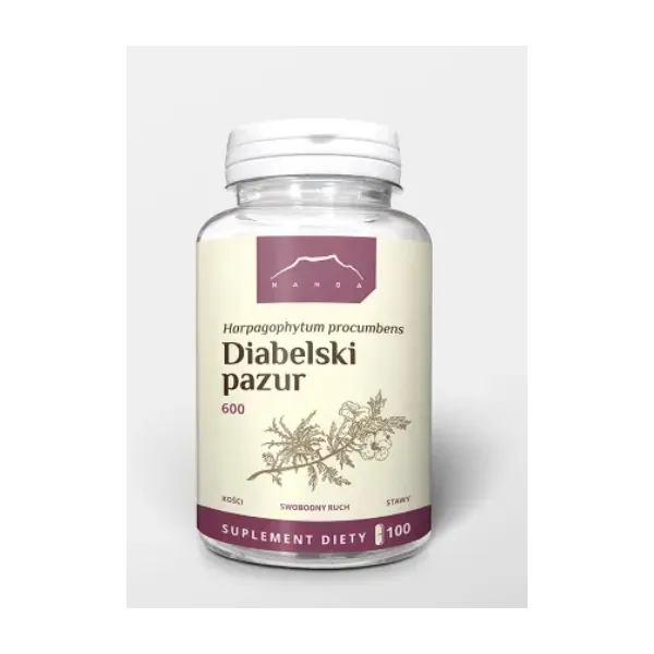 Diabelski pazur- czarci pazur 100kaps x 600mg Nanga