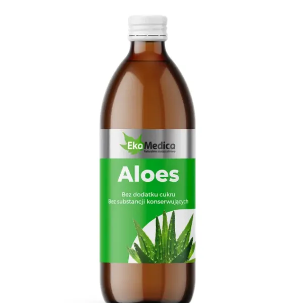 Aloes z miąższem 0.5 L Suplement diety Eka Medica