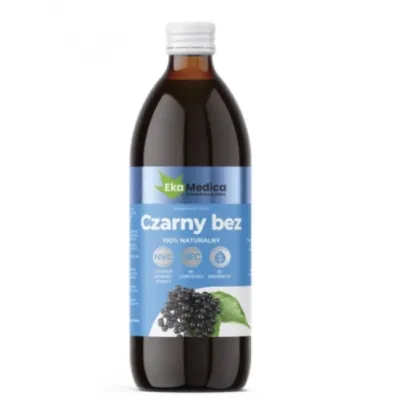 Czarny Bez NFC Sok 0,5l EkaMedica