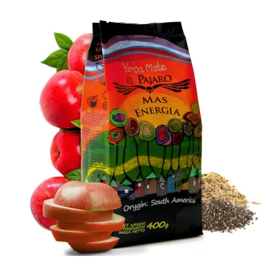 El Pajaro - Mas Energia 400g Yerba Mate