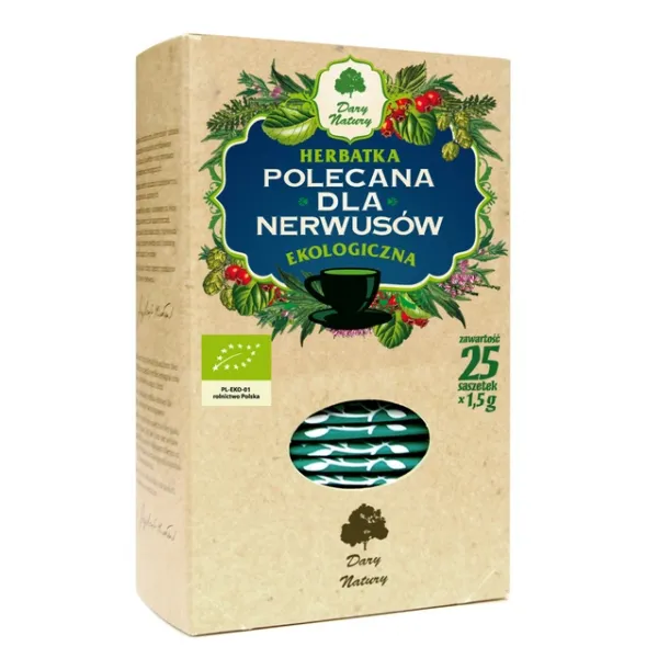 Herbatka dla nerwusów eko 25x1,5g Dary Natury
