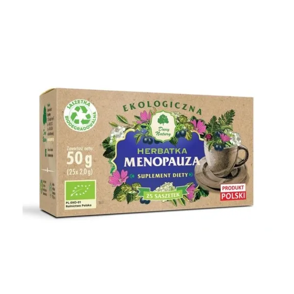 Herbatka Menopauza EKO 25x2g Dary Natury