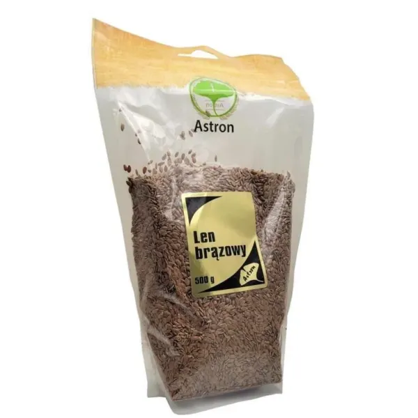 Len brązowy 500g Astron