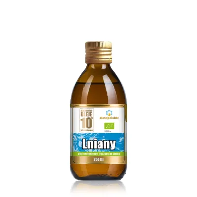 Olej lniany eko 250ml Złoto Polskie