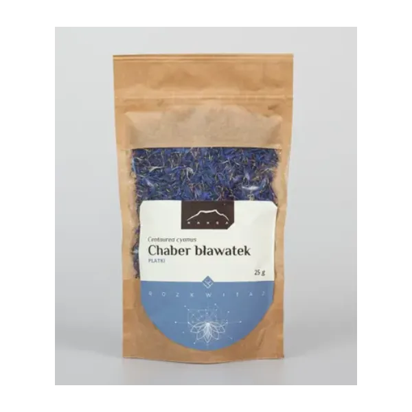 Chaber bławatek płatki kwiatów 25 g Nanga