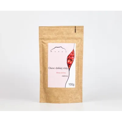 Dzika Róża Owoc Mielony 100g Nanga