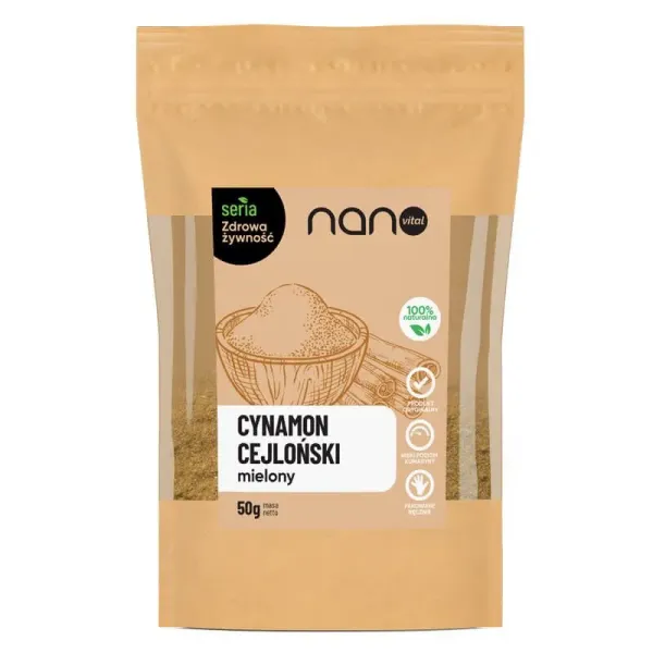 Cynamon Cejloński 50g Nanovital