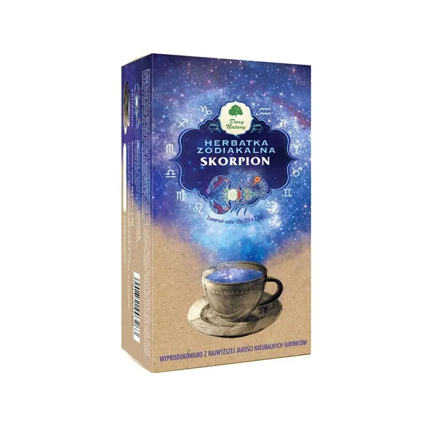 Herbatka zodiakalna Skorpion 20x2,5g Dary Natury
