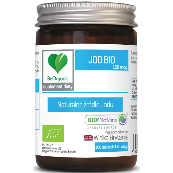 Jod BIO 150mcgx100tabl. BeOrganic