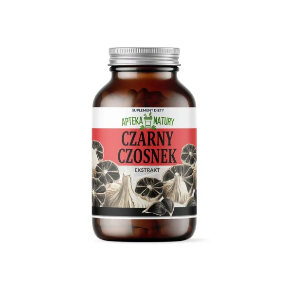 Czarny czosnek 60 kaps. Apteka Natury